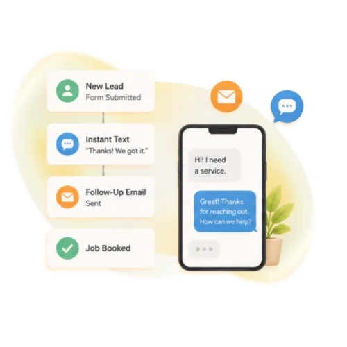 Lead Management and Automation service illustration