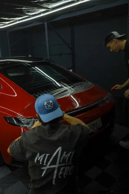 Miami Aero paint protection film Instagram post
