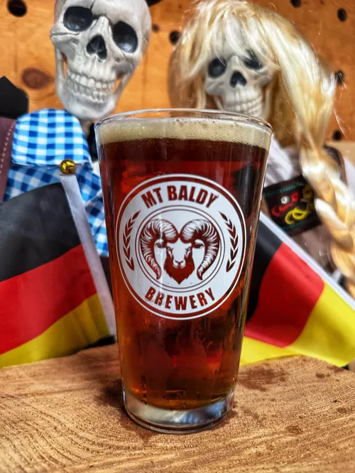 A glass of Oktoberfiesta