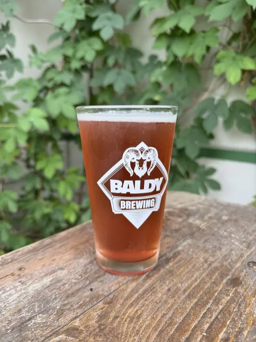 A glass of Sierra Hut Backcountry