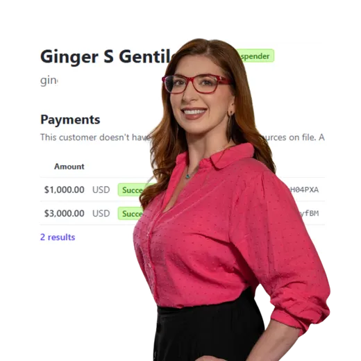 Ginger Gentile payments