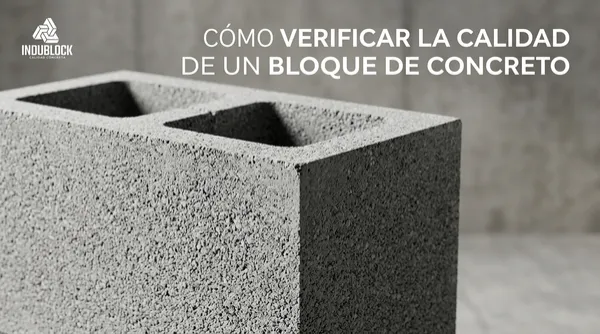 Cómo verificar la calidad de un bloque de concreto en obra