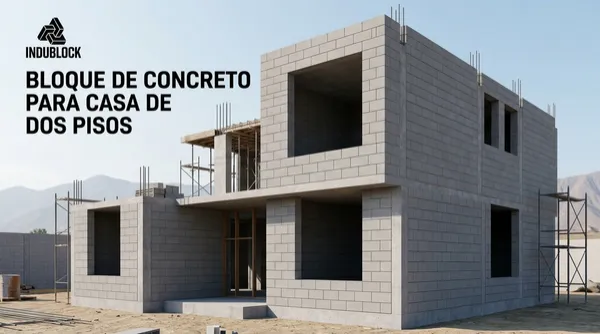 Bloque de concreto para casa de dos pisos: ¿es seguro?