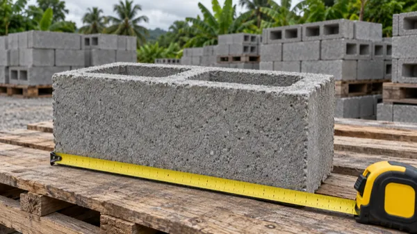 Medidas y peso de bloques de concreto: tabla y cantidad por m²