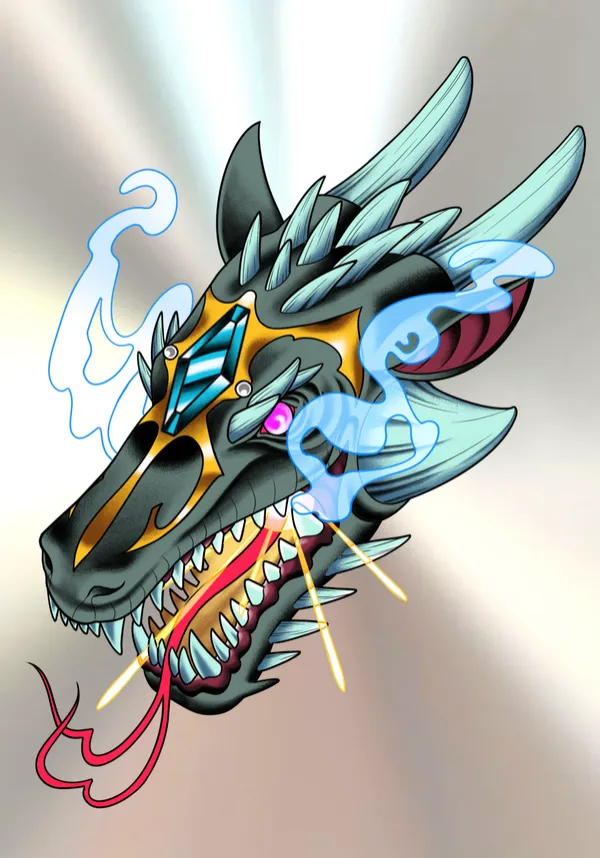 Dragon breath flash by Derrick at Sting Studio Ottawa