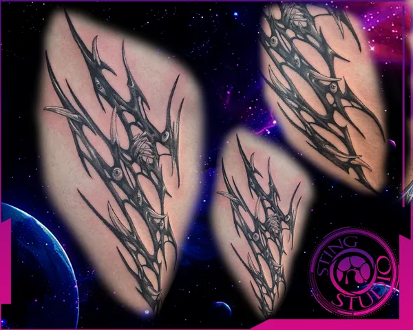 Parasyte rib tattoo by Derrick at Sting Studio Ottawa