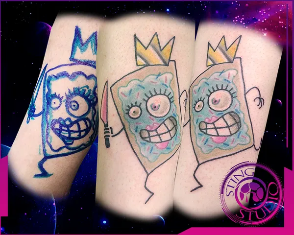 Pop tarts tattoo by Derrick at Sting Studio Ottawa