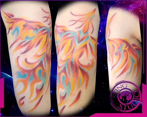 Phoenix redo tattoo by Derrick at Sting Studio Ottawa