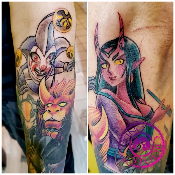 Seven deadly sins tattoo by Derrick at Sting Studio Ottawa