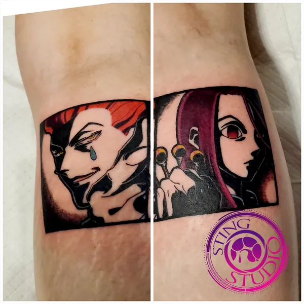 Ilumi x hisoka tattoo by Derrick at Sting Studio Ottawa