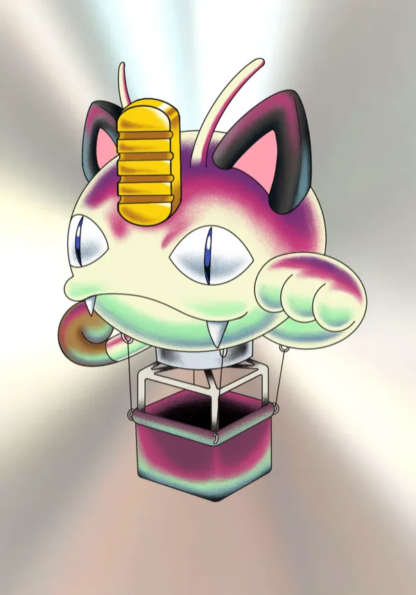 Rocket meowth flash by Derrick at Sting Studio Ottawa