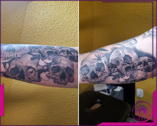 Black and grey tattoo by Derrick at Sting Studio Ottawa