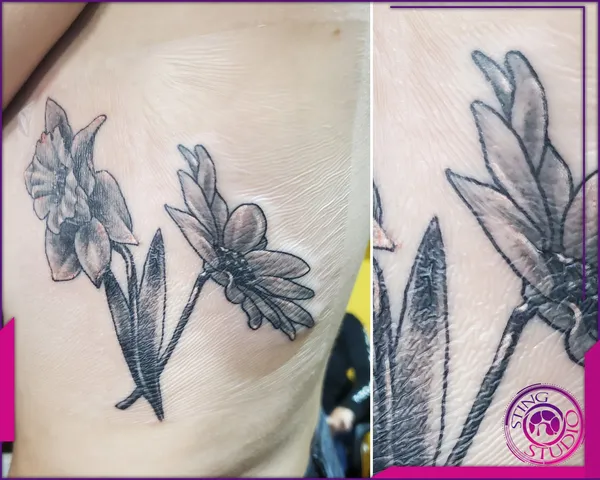 Black and grey tattoo by Derrick at Sting Studio Ottawa