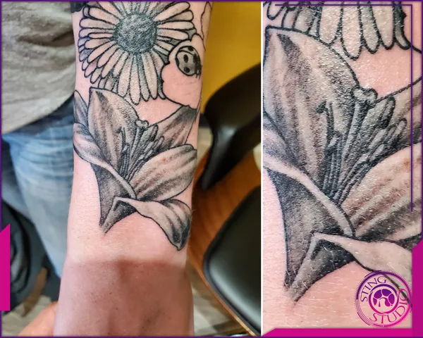 Black and grey tattoo by Derrick at Sting Studio Ottawa