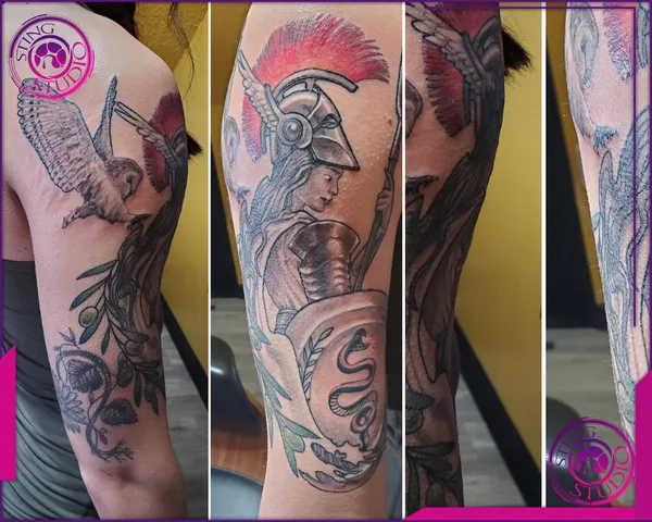 Black and grey tattoo by Derrick at Sting Studio Ottawa