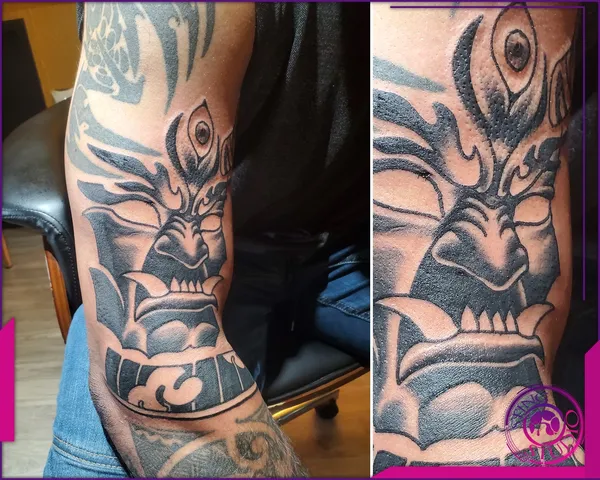 Black and grey tattoo by Derrick at Sting Studio Ottawa
