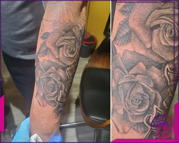 Black and grey tattoo by Derrick at Sting Studio Ottawa