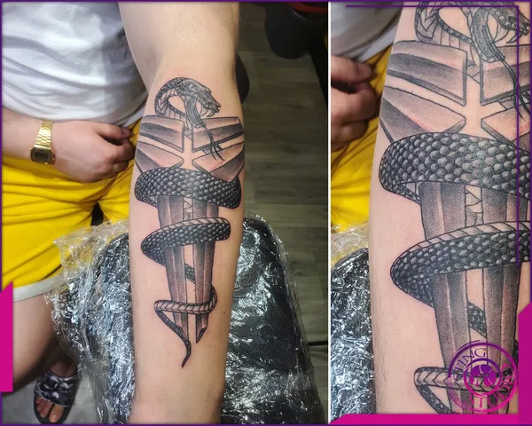 Black and grey tattoo by Derrick at Sting Studio Ottawa