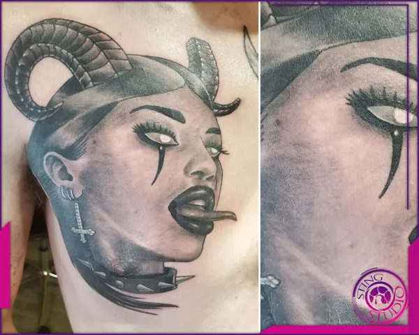 Black and grey tattoo by Derrick at Sting Studio Ottawa