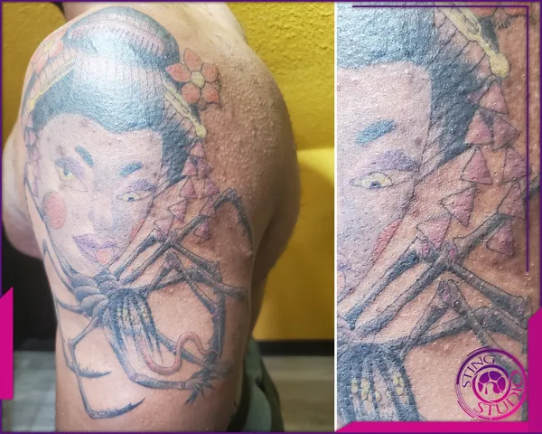 Black and grey tattoo by Derrick at Sting Studio Ottawa