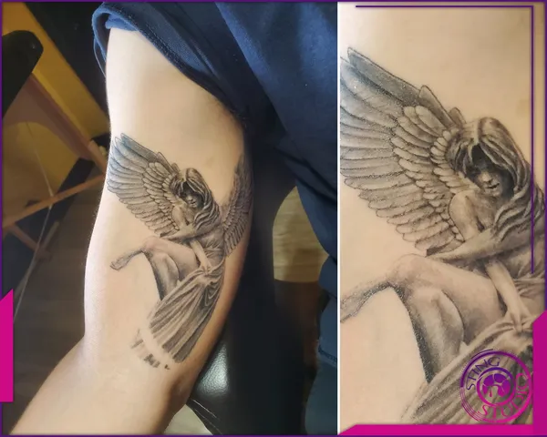Black and grey tattoo by Derrick at Sting Studio Ottawa
