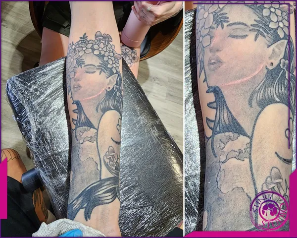 Black and grey tattoo by Derrick at Sting Studio Ottawa