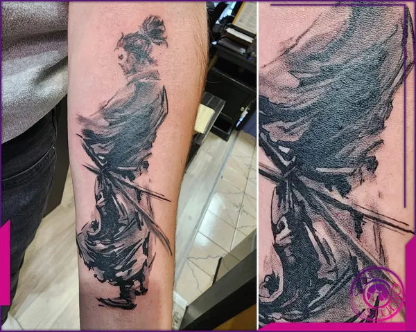 Black and grey tattoo by Derrick at Sting Studio Ottawa
