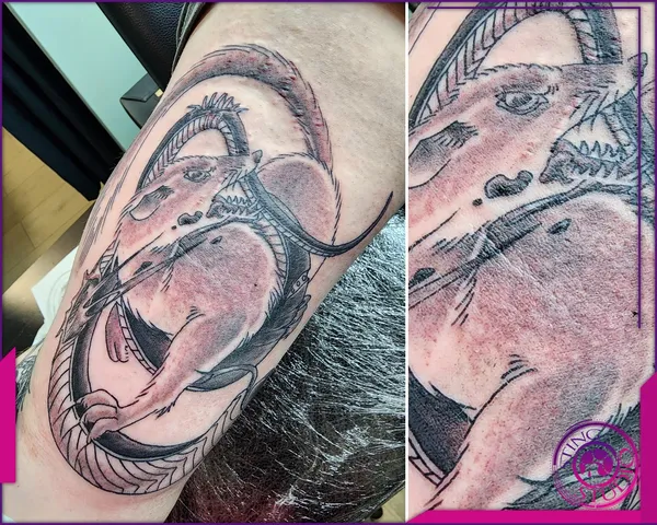 Black and grey tattoo by Derrick at Sting Studio Ottawa