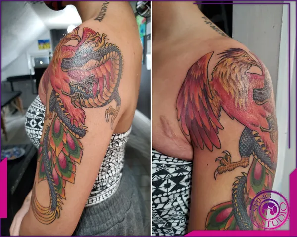Colour tattoo by Derrick at Sting Studio Ottawa