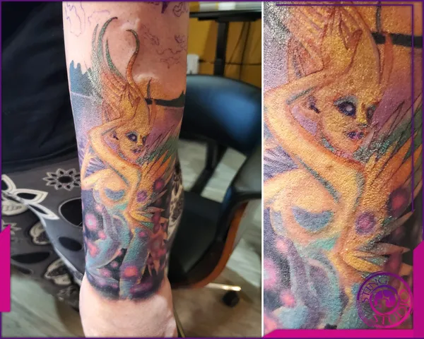 Colour tattoo by Derrick at Sting Studio Ottawa