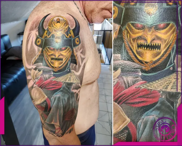 Colour tattoo by Derrick at Sting Studio Ottawa