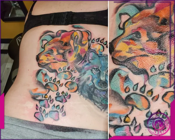 Colour tattoo by Derrick at Sting Studio Ottawa