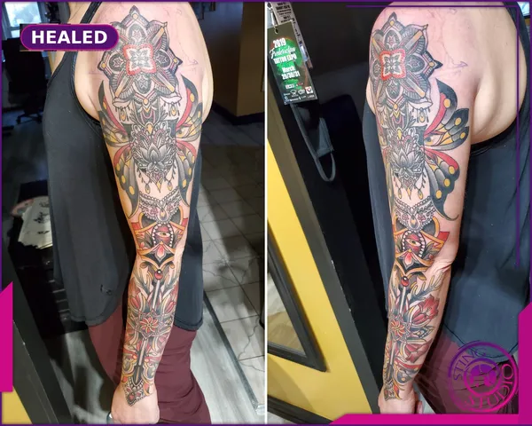 Colour tattoo by Derrick at Sting Studio Ottawa