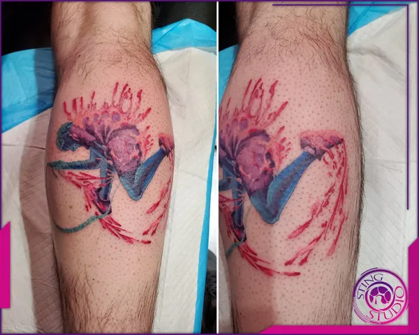 Colour tattoo by Derrick at Sting Studio Ottawa