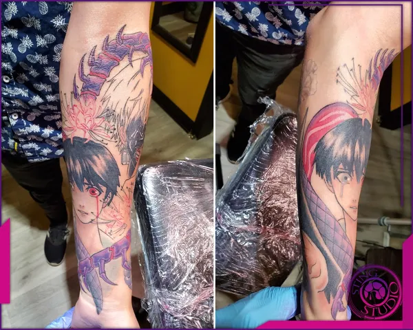 Colour tattoo by Derrick at Sting Studio Ottawa