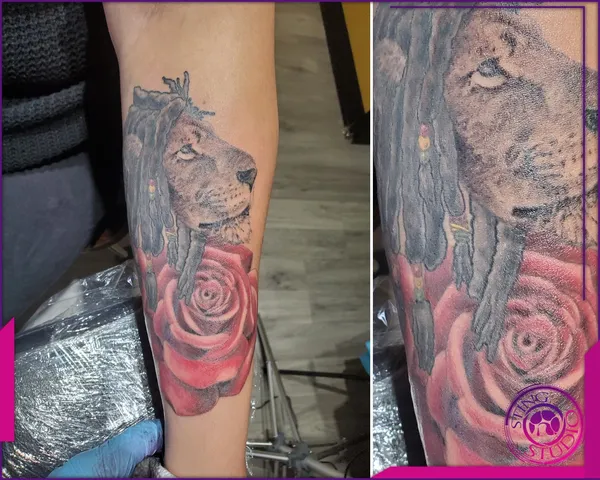 Colour tattoo by Derrick at Sting Studio Ottawa