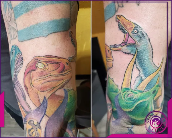 Colour tattoo by Derrick at Sting Studio Ottawa
