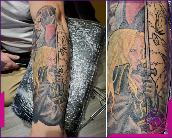 Colour tattoo by Derrick at Sting Studio Ottawa