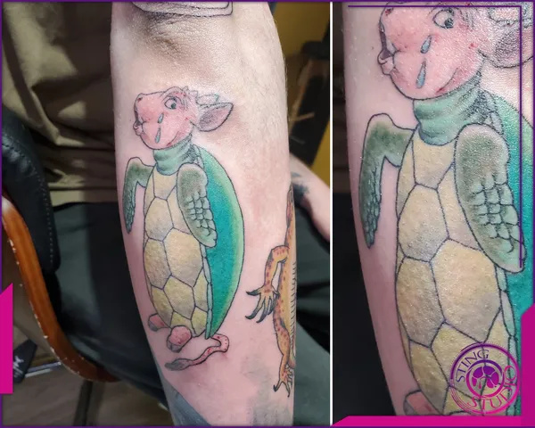 Colour tattoo by Derrick at Sting Studio Ottawa