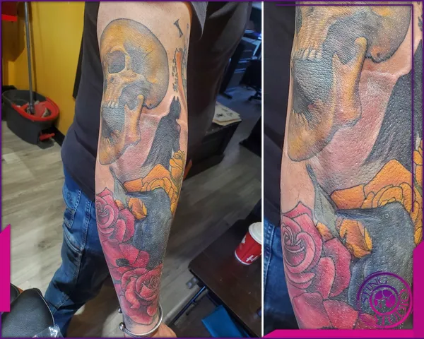 Colour tattoo by Derrick at Sting Studio Ottawa