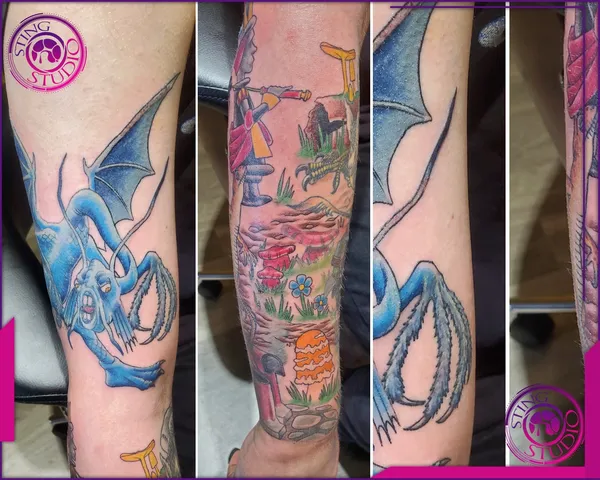 Colour tattoo by Derrick at Sting Studio Ottawa