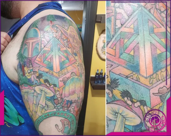 Colour tattoo by Derrick at Sting Studio Ottawa