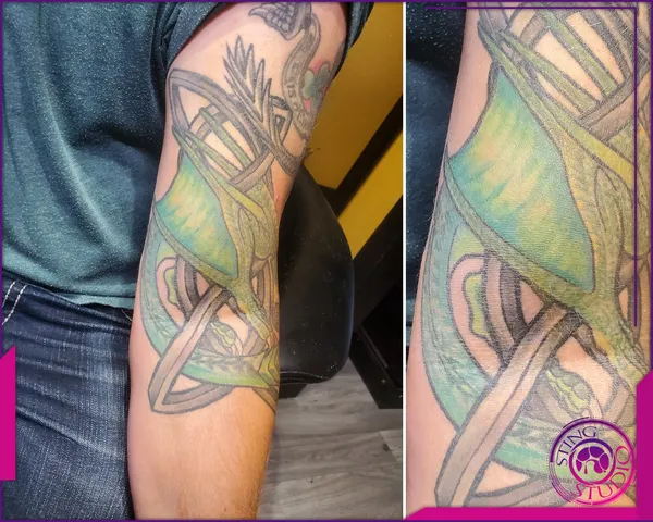 Colour tattoo by Derrick at Sting Studio Ottawa