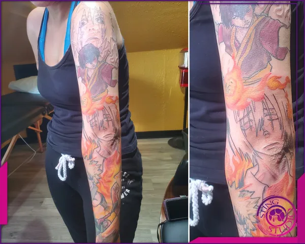Colour tattoo by Derrick at Sting Studio Ottawa