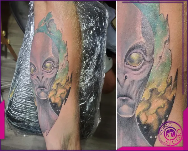 Colour tattoo by Derrick at Sting Studio Ottawa