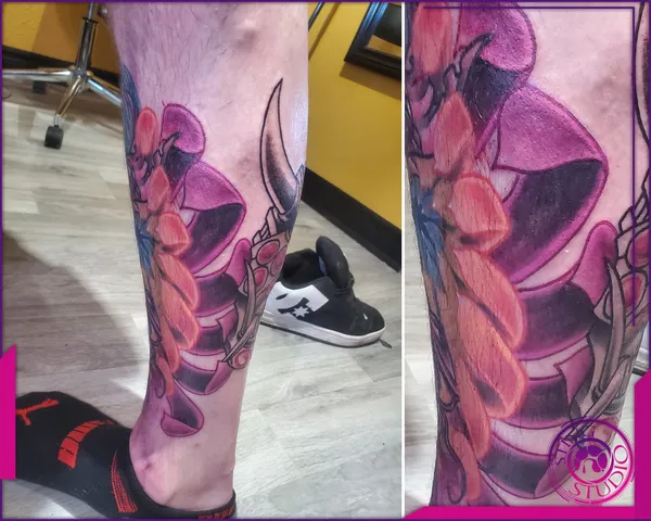 Colour tattoo by Derrick at Sting Studio Ottawa