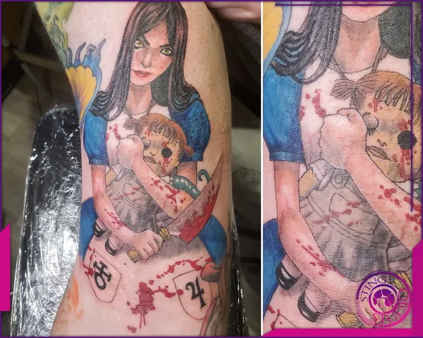 Colour tattoo by Derrick at Sting Studio Ottawa
