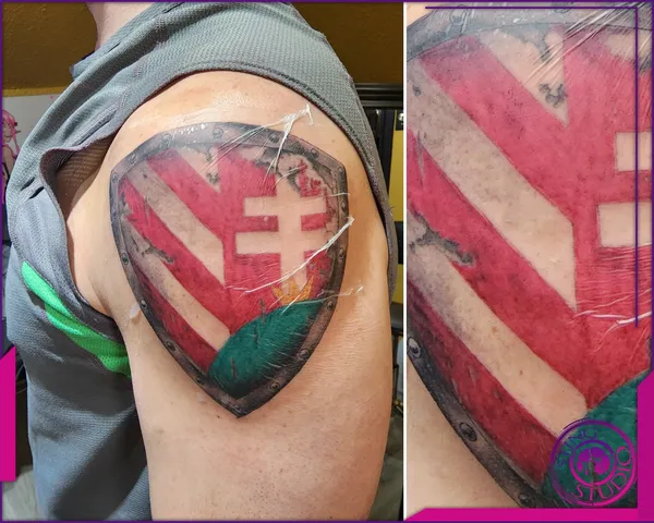 Colour tattoo by Derrick at Sting Studio Ottawa