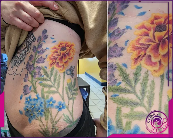 Colour tattoo by Derrick at Sting Studio Ottawa