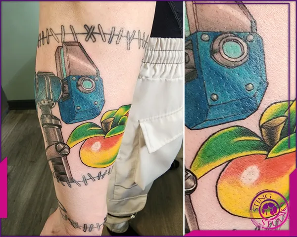 Colour tattoo by Derrick at Sting Studio Ottawa